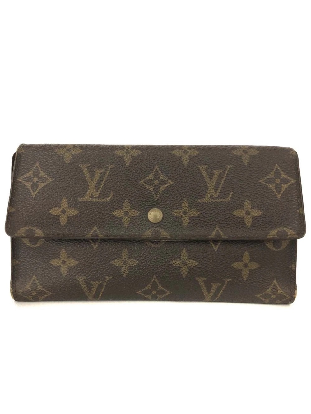 Louis Vuitton Vintage Monogram Portefeuille International Trifold Wallet 👝